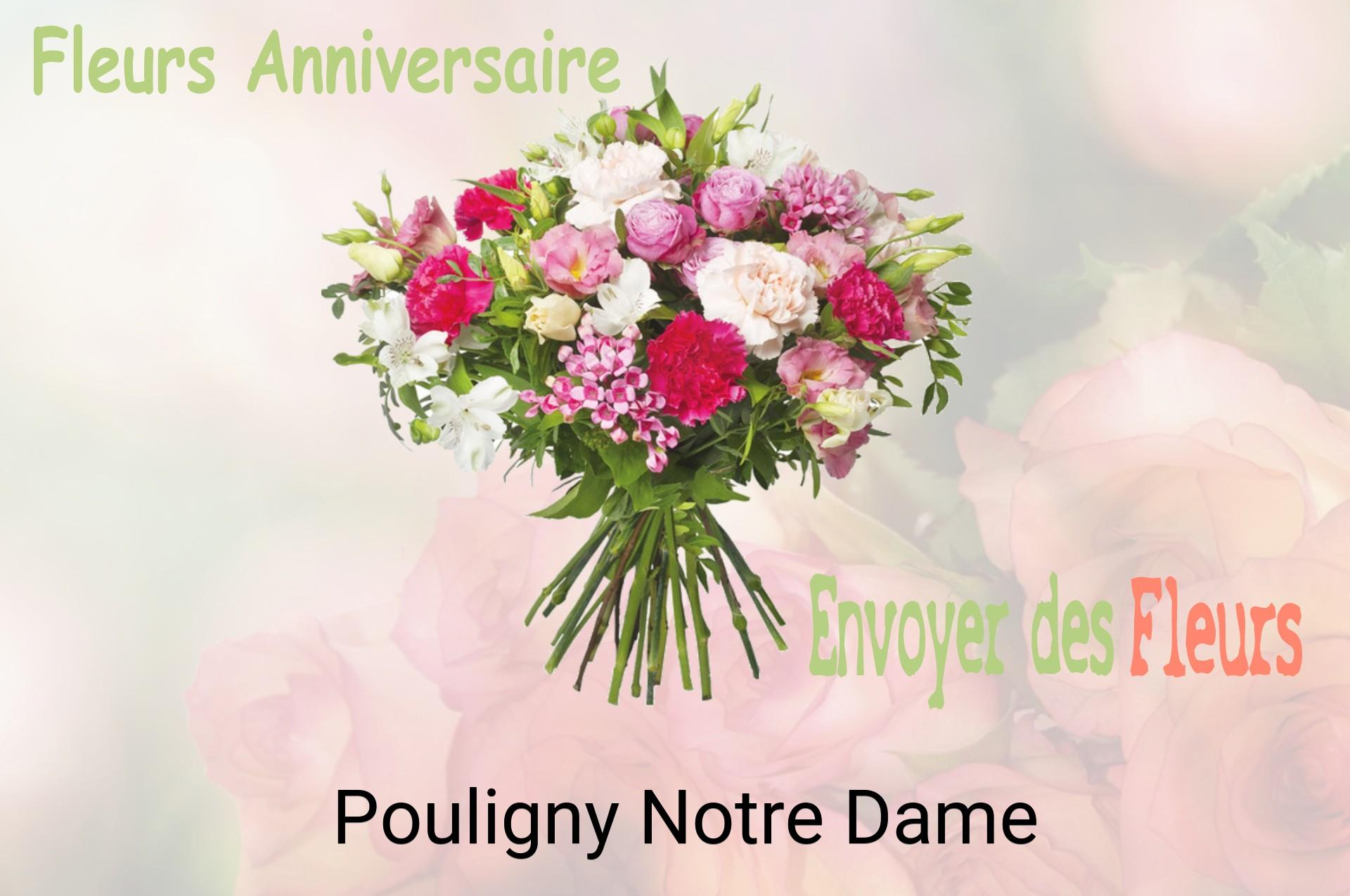 Bouquet de fleurs d’anniversaire livré à Pouligny-Notre-Dame