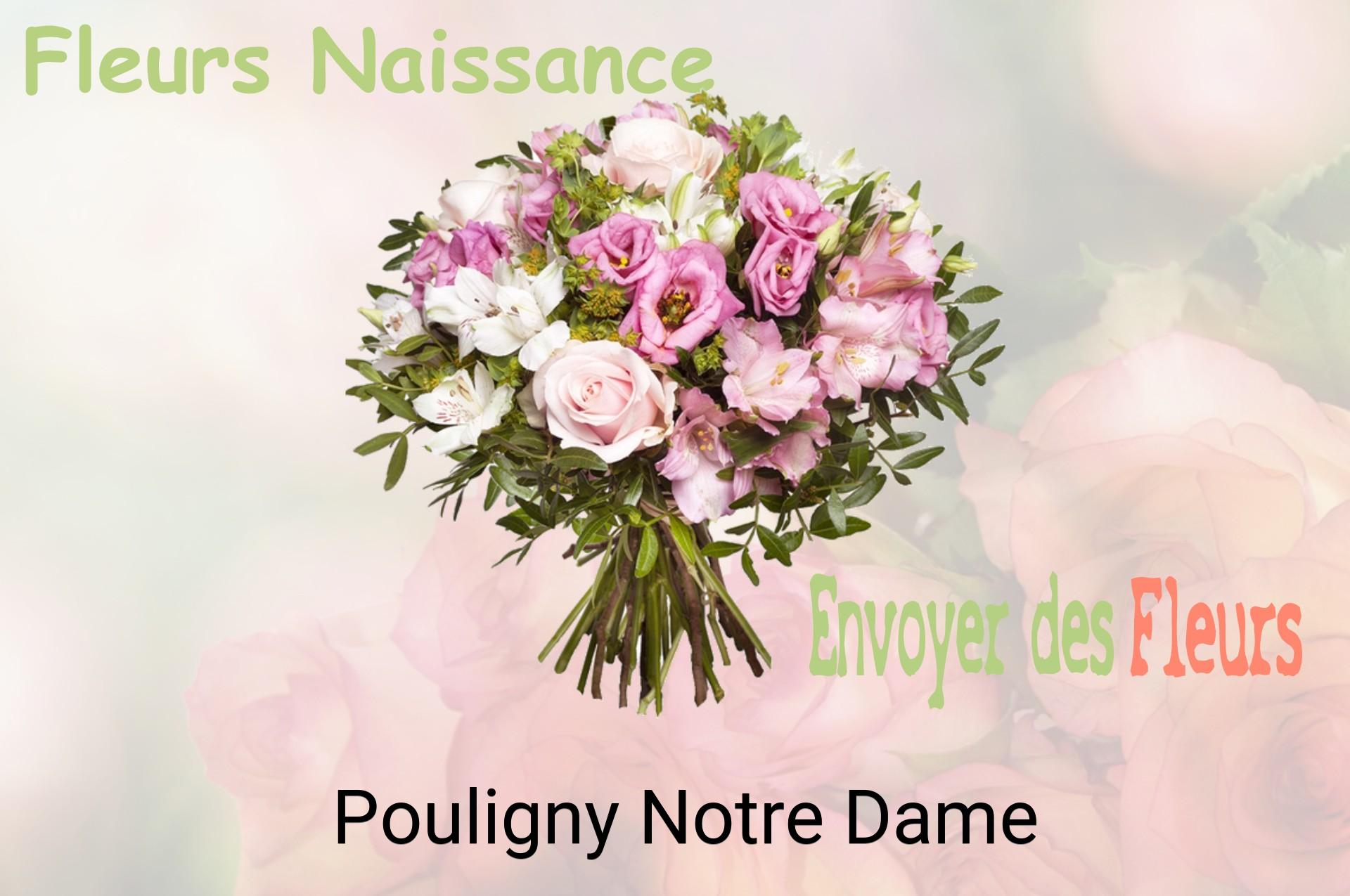 Bouquet de fleurs de naissance livré à Pouligny-Notre-Dame